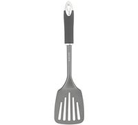 Salter BW11064EU7 Cosmos Slotted Spatula, Fried Egg Fish Turner & Burger Flipper, Serving Separating Food, Storage Hanging Hook, Easy to Clean, Long Lasting Quality, Coated Stainless Steel, Matte Grey