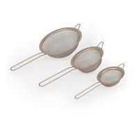 Salter BW12616EU7 Bakes Sieve Set, Stainless Steel, Gold, 3 Piece