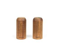Salter BW12783EU7 Toronto Salt & Pepper Shakers - Set of 2 Spice Shaker, Acacia Wood, Lightweight, Compact, Refillable Seasoning Dispenser, Mills Unfilled, Approx. 30g Ground Salt & Pepper Capacity