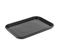 Salter BW12813EU7 Baking Tray - 40 cm Vitreous Enamel Coated Steel Flat Oven Pan, Large Cookie Sheet, Bakeware for Baking/Roasting, PFAS-Free, Easy Clean, Dishwasher Safe, Oven Safe to 230°C, Black