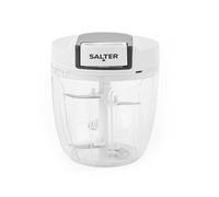 Salter BW12922EU7 Manual Food Chopper - Pull Cord Multifunctional Vegetable Cutter, Mincer for Garlic, Onion, Chillies, Herbs, Pull String Food Processor Dicer for Salad/Salsa, Stainless Steel Blade