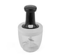 Salter BW12923EU7 Press Chopper - Manual Hand Dicer for Onion, Pepper, Garlic, Ginger, Herbs, Chillies, Stainless Steel Blade, Non-Slip, Easy to Clean, Compact Storage