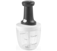 Salter BW12923EU7 Press Chopper - Manual Hand Dicer for Onion, Pepper, Mincer Food Processor, Garlic, Ginger, Herbs, Chillies, Stainless Steel Blade, Non-Slip, Compact Storage, Easy to Clean