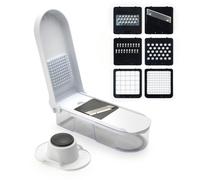 Salter BW12926EU7 Multifunctional Food Chopper ? Vegetable Chopper, 6 Interchangeable Blades, Compact Mandoline Slicer, Onion Chopper/Dicer, Finger