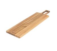 Salter BW13694EU7 Toronto Serving Board - 55 cm Wooden Cutting Board, Large Grazing Board, FSC®- Certified Acacia Wood, Rectangular Charcuterie Board with Paddle Handle, Hanging Hoop, Easy to Clean