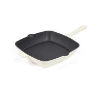 Salter Chester Cast Iron Griddle Pan 26 Cm, PFAS-Free, Cream