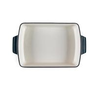 Salter Chester Cast Iron Roaster - Rectangular Roasting Pan, Oven Suitable to 240 °C, Induction Safe, PFAS-Free, Meat, Vegetables & Casseroles, 39.7 x 23.7 x 6.7 cm, Green