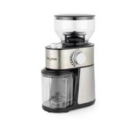 Salter Burr Grinder - 12 Grinding Levels with Adjustable Dial, 200g Bean Capacity, 150g Coffee Container, Makes 2-14 Cups, Easy to Clean, 3 Year Guarantee, 200W