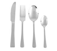 Salter COMBO-2047 32-Piece Cutlery Set - Stainless Steel Dishwasher Safe Flatware, Service for 8 Place Settings, Mirror Polished, Includes Forks, Knives, Teaspoons, Tablespoons, 15 Year Guarantee