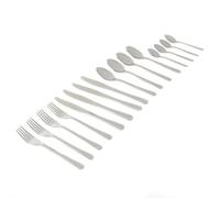 Salter COMBO-2113 Bakewell 32-Piece Cutlery Set - Stainless Steel Silverware, Flatware Service for 8, Includes Knives, Forks, Tablespoons and Teaspoons, Dishwasher Safe Tableware Set, Mirror Polished