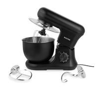 Salter COMBO-8846 Kuro Electric Mixer Set - With Stand Mixer and Hand Mixer, Electric Whisks With Dough Hook and Beater Attachments, 5L Stainless Steel Bowl, Removable Splash Guard, 300W/1200W, Black