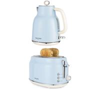 SALTER COMBO-9066 Retro Kettle & 2-Slice Toaster Bundle - Blue, Blue