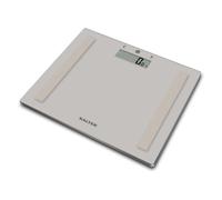 Salter Digital Glass Analyser Bathroom Weighing Scale Compact Ultra Slim Grey