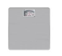 Salter Compact Mechanical Bathroom Scales - Easy to Read Analogue Dial, Fast + Reliable Weighing, 120 kg Capacity,15 Year Guarantee - Silver