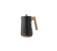 Salter Cordless Kettle Rapid Boil Dry Sensor Matte Black Wood Effect 1.7 L 3KW