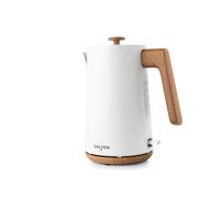 Salter Cordless Kettle Rapid Boil Dry Sensor Matte White Wood Effect 1.7 L 3KW