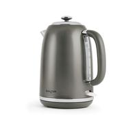 Salter Cosmos 1.7L Jug Kettle - 3 Kw Rapid Boil Kettle with Pull Top Lid, Boil-Dry Sensor and Auto-Shut Off Function, Easy View Water Window, 360° Swivel Base and Strix Controller, EK4535GUNMETAL