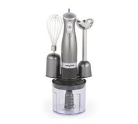 Salter Cosmos 3-in-1 Hand Blender ? Whisk, Blender & Chop, Food Processor, Vegetable Chopper, Stainless Steel Blades, 500ml Chopping Bowl, Whisk &