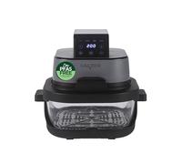 Salter Crisp & Go Portable Air Fryer - Interchangeable, 360° Viewing, 4L Batch Cooking & 1.5 L On-The-Go Containers, Dishwasher Safe PFAS-Free Trays, 4 Presets, Space Saving Design, Up To 200°C, 1500W