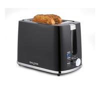 Salter Deco 2-Slice Toaster in Black, Stainless Steel/Polypropylene | Charlies