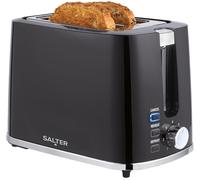 Salter Deco 2-Slice Toaster in Black, Stainless Steel/Polypropylene | Charlies