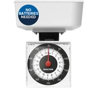Salter Dietary Mechanical Kitchen Scale 500g Capacity Analog White Bowl