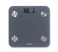 Salter Digital Analyser Bathroom Scale, Body Composition, 180 Kg | 7 Metrics Including BMI And BMR, 0.1 Kg Increments, Backlit Display, Step-On Activation, 30 X 30 Cm Platform, 9 User Memory