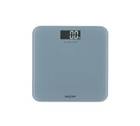 Salter Digital Bathroom Scale - Electronic Digital Bodyweight Scale, 180kg/28st 3lb, LCD Easy To Read Display, Step On Instant Readings, Includes Batteries, Textured Brushed Glass Platform, Grey