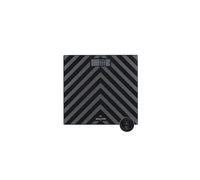 Salter Digital Bathroom Scale 180kg Capacity LCD Display Black Chevron Design