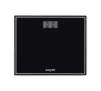 Salter Glass Compact Design Electronic Scale Black - Wilko