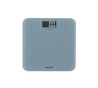 Salter Digital Bathroom Scale - Electronic Digital Bodyweight Scale, 180kg/28st 3lb, LCD Easy To Read Display, Step On Instant Readings, Includes Batteries, Textured Brushed Glass Platform, Grey
