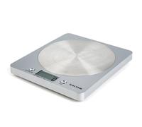 Salter Digital Electronic Weighing Disc Scales Kitchen 5kg - Silver, 1036 SVSSDR