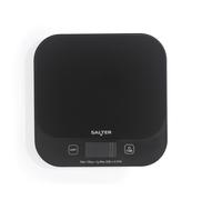 SALTER Waterproof Digital Kitchen Scales - Black, Black