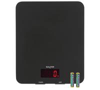 Salter Digital Kitchen Scale Electronic Glass Platform Easy Read Display Black