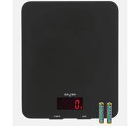 Salter Digital Kitchen Scale Electronic Glass Platform Easy Read Display Black