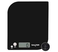 Salter Digital Kitchen Scale Leaf 5KG Capacity Add & Weigh Zero Button Black 1177 BKWHDR