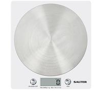 Salter Disc 1036 WHSSDR Digital Kitchen Scales - White, Silver/Grey,White