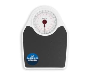 Salter Doctor’s Style Bathroom Scale - Mechanical Weight Scale, Easy Read Dial, 150kg / 23st 7lb, Accurate Scales for Body Weight, Instant Readings, Non-Slip, Extra Large Platform, No Batteries Needed
