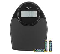 Salter Doctor Style Digital Bathroom Scale - Traditional Body Weighing Scales with Electronic Display, Large Standing Platform with Anti-Slip Mat, 200kg/31st 6lbs Capacity, Instant Readings, Black