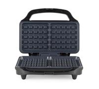 Salter Double Waffle Maker ? Non-Stick Dual Waffle Iron Plates, Deep Fill Belgian & American Waffle Machine, Automatic Temperature Control, Cool Touch