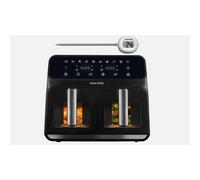 Salter Dual Air Fryer Pro With Thermometer Instant Meat CookTemperature Probe