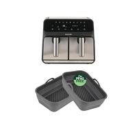 Salter Dual Air Pro Dual Air Fryer 7.6L With 2 Silicone Baskets