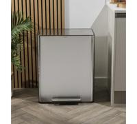SALTER BW14807 60-litre Rectangular Bin - Silver
