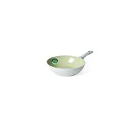 Salter Earth Stir Fry Pan Wok Non-Stick 28cm Induction Forged Aluminium Green