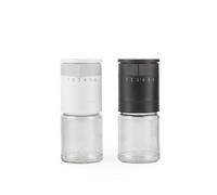 Salter Easy Grind Salt & Pepper Mill Set - No-Spill Design, 6 Adjustable Grinding Levels, Twist to Grind Ceramic Mechanism, Clear Acrylic Body, 5 Year Guarantee