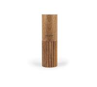 Salter Eden 18cm Salt Mill - FSC®-Certified Acacia Wood, Stylish Ribbed Design, Durable Ceramic Grinding Mechanism, Adjustable Fine to Coarse Grind, Coordinates with Pepper Mill, 5 Year Guarantee