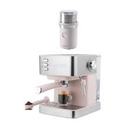 Salter Edit Espresso Coffee Machine With Grinder, Pink