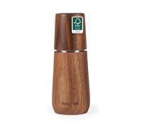 Salter Edith Acacia Salt Mill - Wooden Grinder, FSC-Certified Wood, Ceramic Grinding Mechanism, Adjustable Grind from Fine to Coarse, Suitable for Rock Salt BW13049AEU7