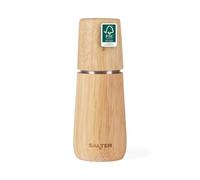 Salter Edith Salt Mill - Wooden Salt Grinder, Made from FSC-Certified Wood, Manual Mill, Carbon Steel Mechanism, Twist to Grind, Adjustable Grind from Fine to Coarse, BW13049EU7