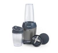 Salter EK2002V4SILVER NutriPro 1000 Blender - Multifunction Cold Beverage Smoothie Maker, Healthy Juicer, Nutrient Extractor, 2 Blending Cups (800ml/1L) & Stay Fresh Lids, On The Go Drinks, 1000W